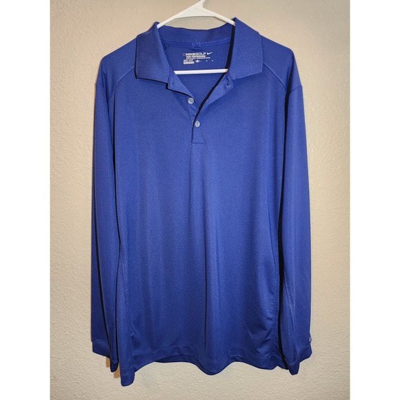 Nike Other - Nike Golf Tour Performance Dri-Fit Men's Polo Shirt Blue Size Large‎ L